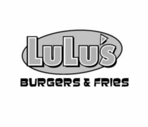 LULU'S BURGERS & FRIES Logo (USPTO, 30.06.2009)