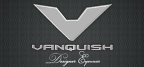 V VANQUISH DESIGNER EYEWEAR Logo (USPTO, 06/25/2010)