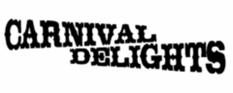 CARNIVAL DELIGHTS Logo (USPTO, 27.09.2010)