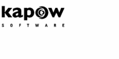 KAPOW SOFTWARE Logo (USPTO, 11.11.2010)