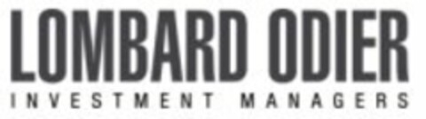 LOMBARD ODIER INVESTMENT MANAGERS Logo (USPTO, 08/24/2011)