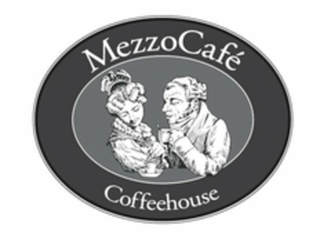 MEZZOCAFÉ COFFEEHOUSE Logo (USPTO, 09/30/2011)