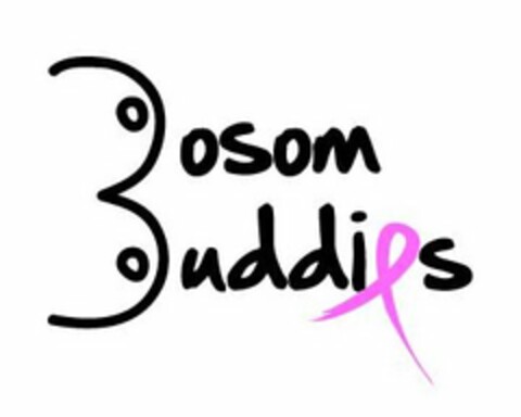 BOSOM BUDDIES Logo (USPTO, 29.11.2011)