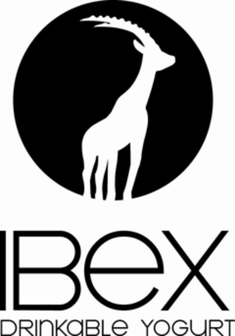 IBEX DRINKABLE YOGURT Logo (USPTO, 06/13/2012)