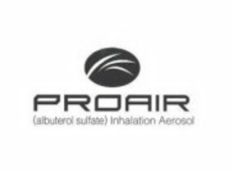 PROAIR (ALBUTEROL SULFATE) INHALATION AEROSOL Logo (USPTO, 31.07.2012)