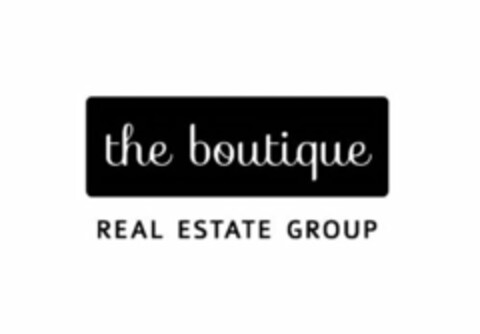 THE BOUTIQUE REAL ESTATE GROUP Logo (USPTO, 04/29/2013)