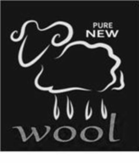 PURE NEW WOOL Logo (USPTO, 05/16/2013)