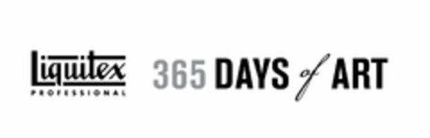 LIQUITEX PROFESSIONAL 365 DAYS OF ART Logo (USPTO, 18.04.2014)