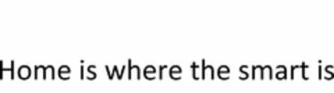 HOME IS WHERE THE SMART IS Logo (USPTO, 23.06.2014)