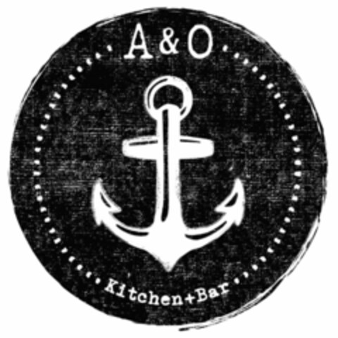 A&O KITCHEN + BAR Logo (USPTO, 22.07.2014)