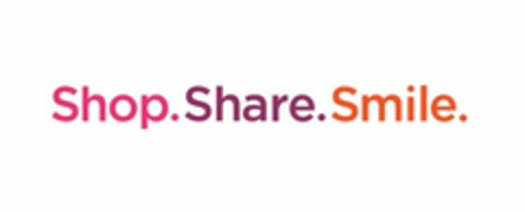 SHOP. SHARE. SMILE. Logo (USPTO, 18.11.2014)