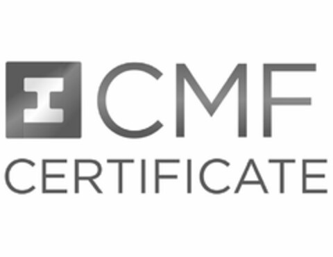 IFF CMF CERTIFICATE Logo (USPTO, 02.12.2014)