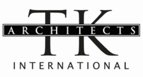 TK ARCHITECTS INTERNATIONAL Logo (USPTO, 01/15/2015)