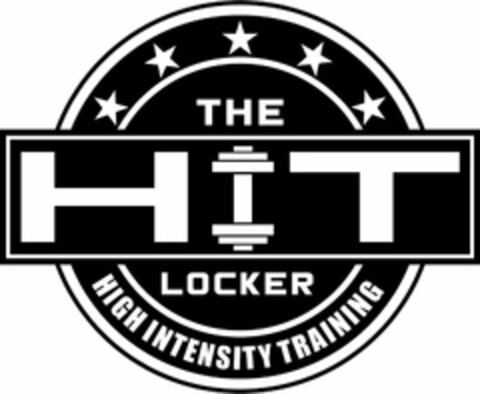 THE HIT LOCKER HIGH INTENSITY TRAINING Logo (USPTO, 18.03.2015)
