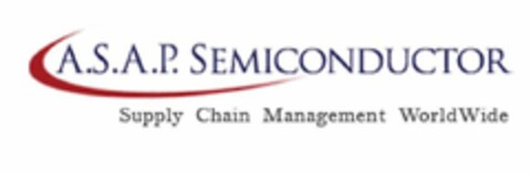 A.S.A.P. SEMICONDUCTOR SUPPLY CHAIN MANAGEMENT WORLDWIDE Logo (USPTO, 19.03.2015)