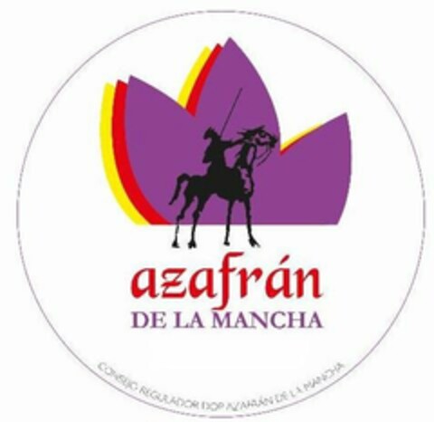 AZAFRAN DE LA MANCHA CONSEJO REGULADOR DOP AZAFRAN DE LA MANCHA Logo (USPTO, 30.09.2015)