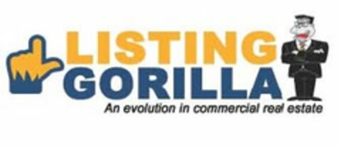 LISTING GORILLA AN EVOLUTION IN COMMERCIAL REAL ESTATE Logo (USPTO, 12/22/2015)