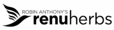 ROBIN ANTHONY'S RENUHERBS Logo (USPTO, 01/28/2016)