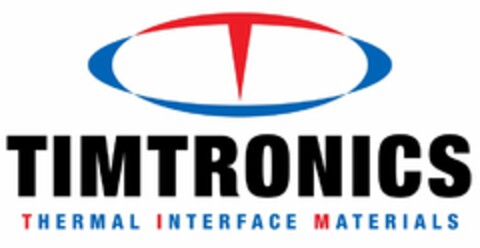 T TIMTRONICS THERMAL INTERFACE MATERIALS Logo (USPTO, 02/16/2016)