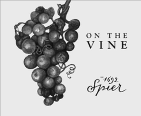 ON THE VINE EST. 1692 SPIER Logo (USPTO, 27.07.2016)