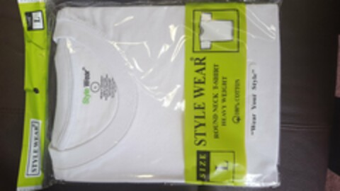 STYLEWEAR SIZE SIZE STYLEWEAR WEAR YOURSTYLE STYLEWEAR WWW.STYLEWEAR.US Logo (USPTO, 17.08.2016)