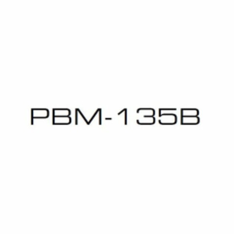 PBM-135B Logo (USPTO, 10/03/2016)