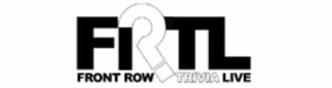 FRTL FRONT ROW TRIVIA LIVE Logo (USPTO, 02/01/2017)