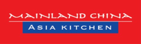 MAINLAND CHINA ASIA KITCHEN Logo (USPTO, 05/30/2017)