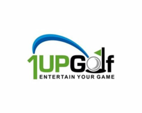 1UP GOLF ENTERTAIN YOUR GAME Logo (USPTO, 22.09.2017)