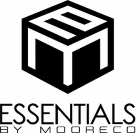 EM ESSENTIALS BY MOORECO Logo (USPTO, 01.12.2017)