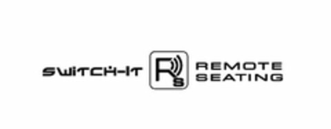 SWITCH-IT RS REMOTE SEATING Logo (USPTO, 01/18/2018)