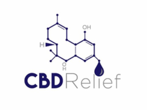 H OH OH CBD RELIEF Logo (USPTO, 15.11.2018)