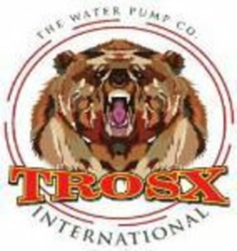 TROSX INTERNATIONAL THE WATER PUMP CO. Logo (USPTO, 12.02.2019)