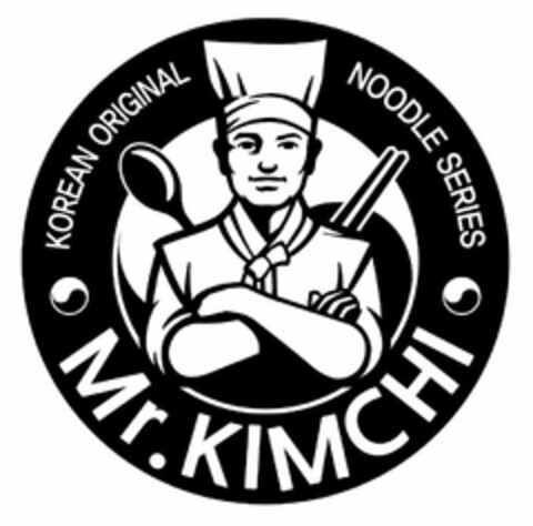 MR. KIMCHI KOREAN ORIGINAL NOODLE SERIES Logo (USPTO, 03/08/2019)