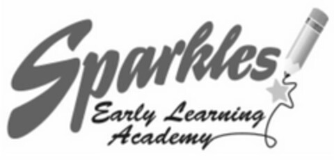 SPARKLES! EARLY LEARNING ACADEMY Logo (USPTO, 05/15/2019)