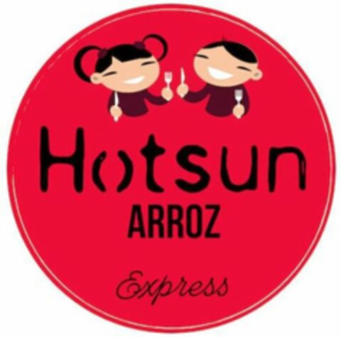 HOTSUN ARROZ EXPRESS Logo (USPTO, 09.12.2019)