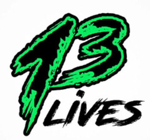 13 LIVES Logo (USPTO, 02/20/2020)