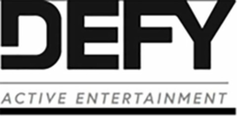 DEFY ACTIVE ENTERTAINMENT Logo (USPTO, 26.05.2020)