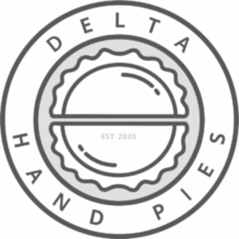 DELTA HAND PIES EST 2020 Logo (USPTO, 19.09.2020)