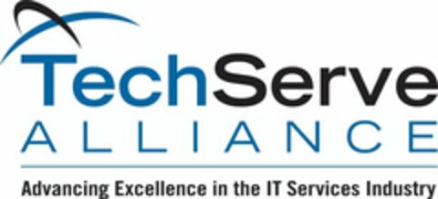 TECHSERVE ALLIANCE ADVANCING EXCELLENCE IN THE IT SERVICES INDUSTRY Logo (USPTO, 04/07/2009)