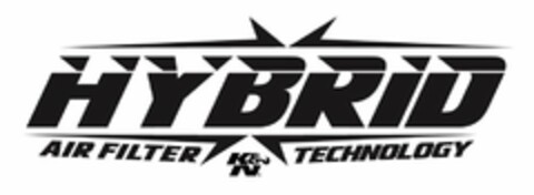 HYBRID AIR FILTER K&N TECHNOLOGY Logo (USPTO, 09.09.2009)