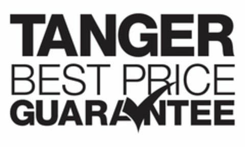 TANGER BEST PRICE GUARANTEE Logo (USPTO, 12/29/2009)