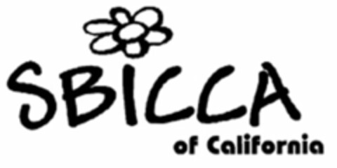 SBICCA OF CALIFORNIA Logo (USPTO, 18.11.2010)