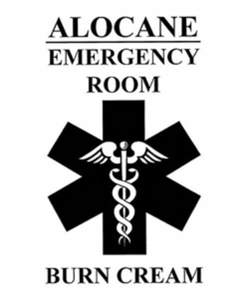 ALOCANE EMERGENCY ROOM BURN CREAM Logo (USPTO, 01.03.2011)