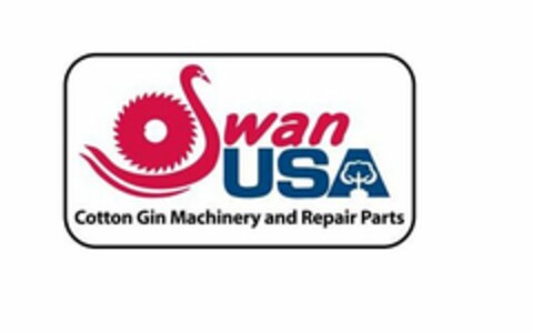 SWAN USA COTTON GIN MACHINERY AND REPAIR PARTS Logo (USPTO, 03/16/2012)