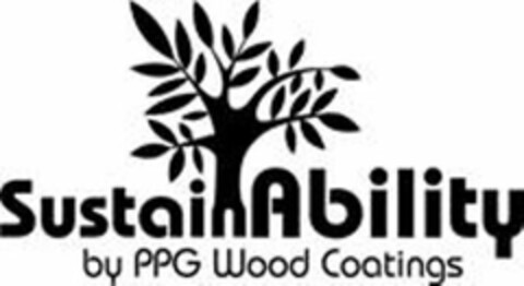 SUSTAINABILITY BY PPG WOOD COATINGS Logo (USPTO, 11.06.2012)