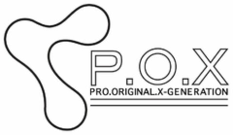 P.O.X PRO. ORIGINAL X GENERATION Logo (USPTO, 25.09.2012)