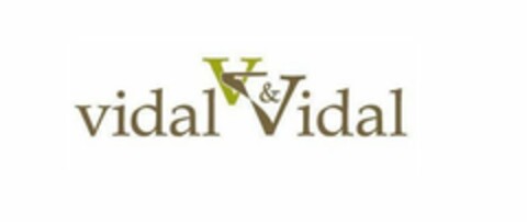 VIDAL V & VIDAL Logo (USPTO, 10/15/2012)