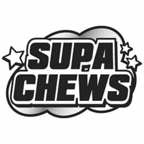 SUPA CHEWS Logo (USPTO, 08/20/2013)