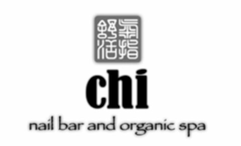 CHI NAIL BAR AND ORGANIC SPA Logo (USPTO, 24.12.2013)